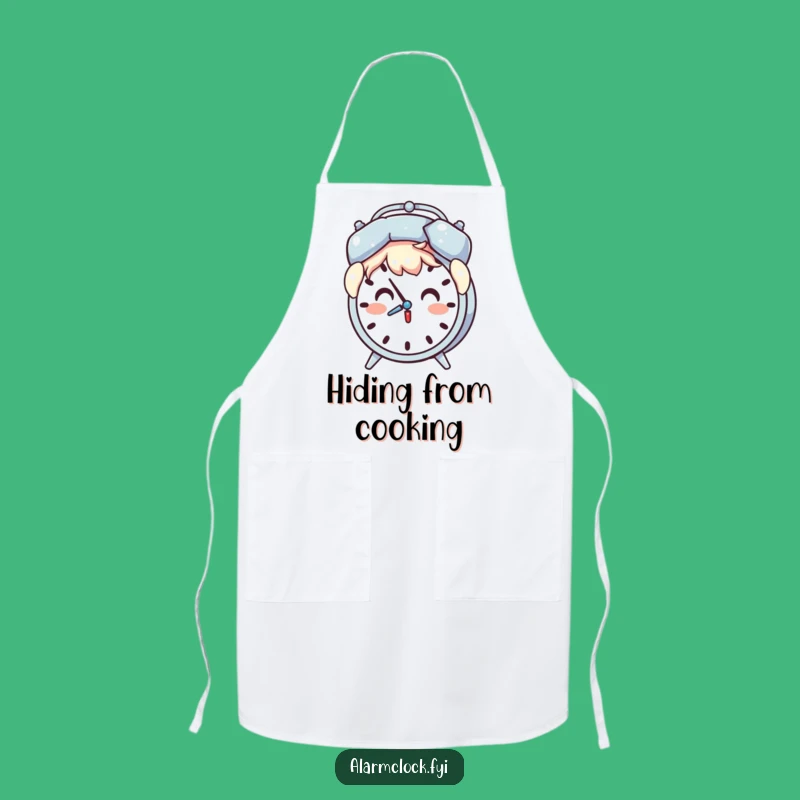 Funny Pillow Shield Alarm Clock Apron: Chef's Shield for a Funny Gift!
