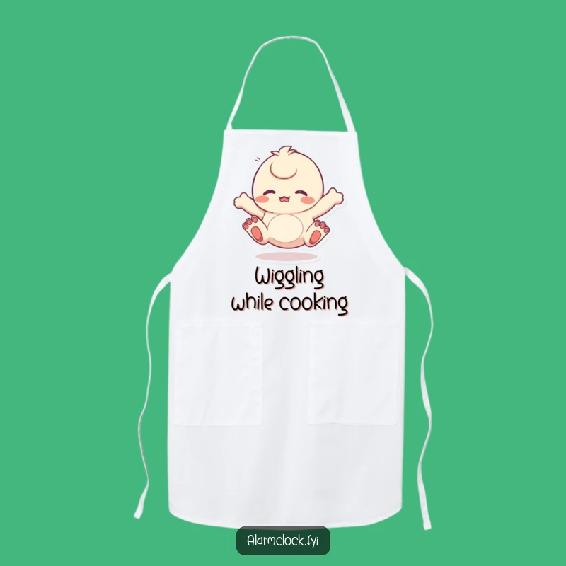 Funny Wiggling Toes Apron: Cook with Joyful Energy!