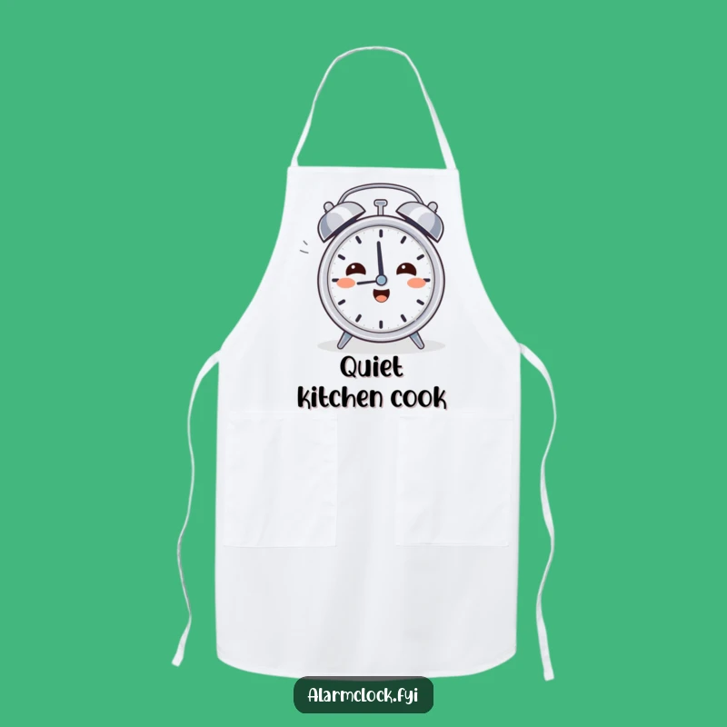 Funny Relief Clock Apron: Morning Victory Bib, Hilarious Gift for Cooks