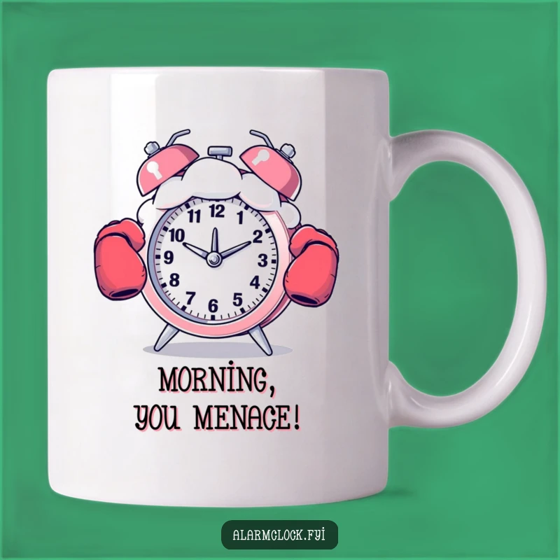 Funny Boxing Cloud Punch Mug: Perfect Gift for Morning Warriors