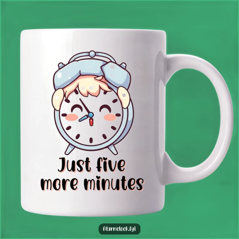Funny Pillow Shield Alarm Clock Mug: Startled Surprise for a Funny Gift!