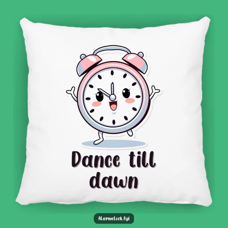 Funny Dancing Alarm Clock Pillow: Cozy and Cheerful Decorative Gift