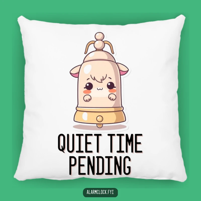 Funny Curious Pillow: Peeking Character's Cozy Mystery