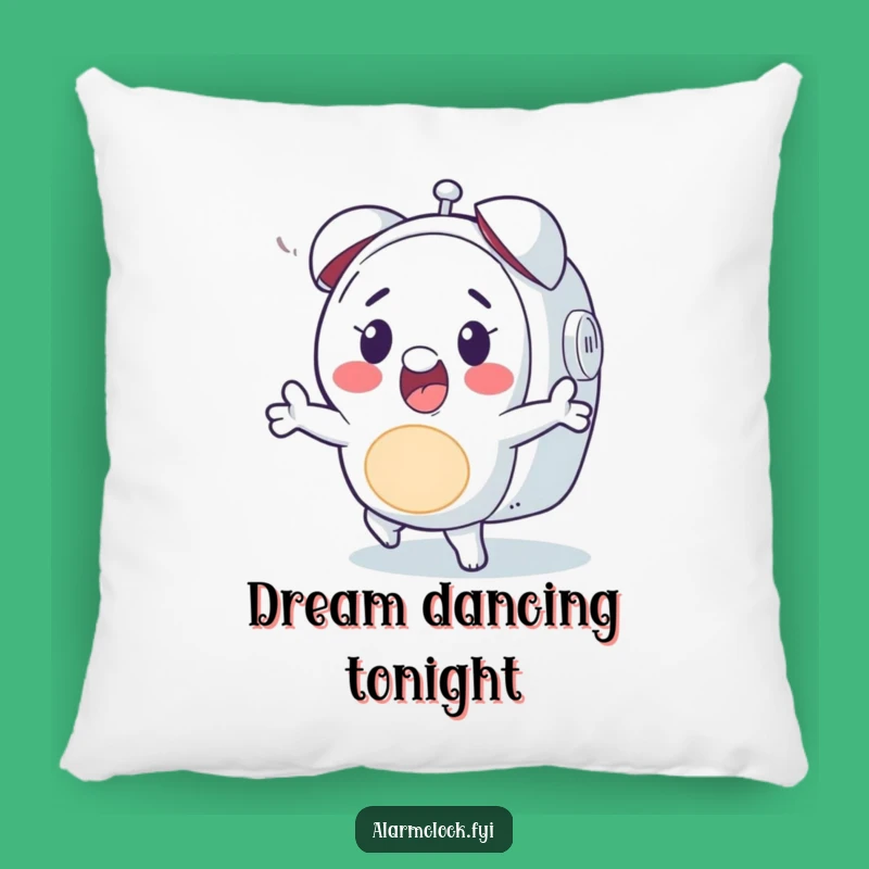 Funny Happy Character Dancing Alarm Pillow, Soft Humorous Gift for Dancing Comfort
