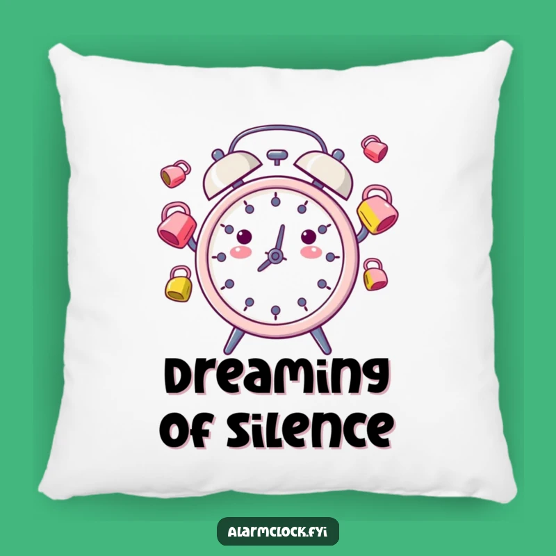 Funny Juggling Alarm Clock Pillow: Snuggle Up with Morning Mayhem and Comfort