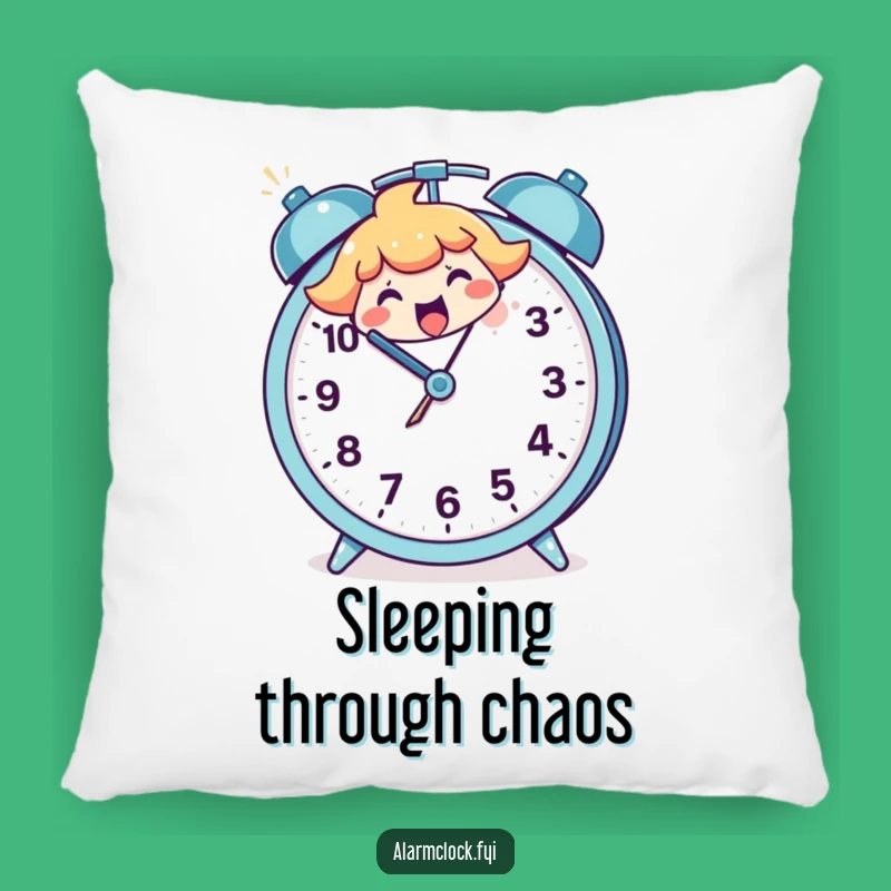Funny Smashing Alarm Clock Pillow - Plush Comfort for Morning Haters!