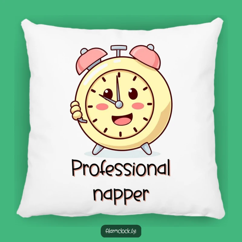 Funny Snooze Button Alarm Clock Pillow: Cozy Comfort for Determined Sleepers Gift