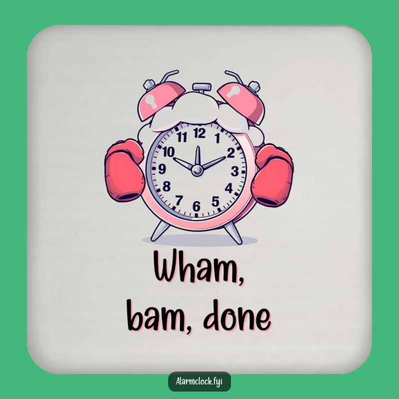 Funny Boxing Cloud Punch Coaster Set: Protect Surfaces with Humor Gift