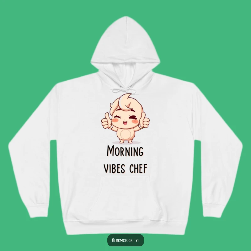 Funny Winking Character Hoodie: Cozy Up to a Humorous Morning