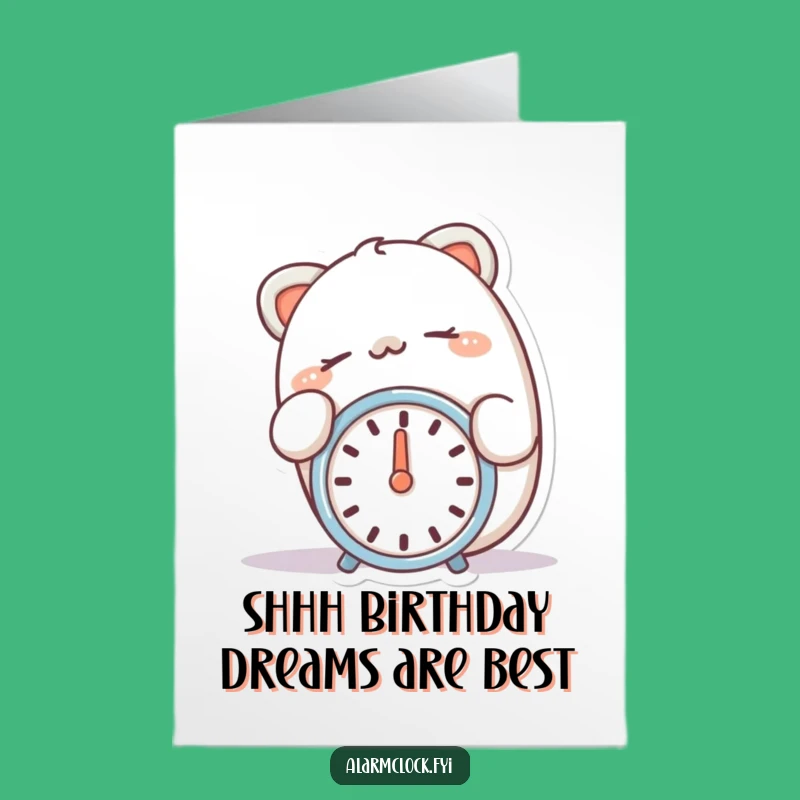 Free Printable Birthday Card: Snooze Button Hero, Funny Downloadable Gift!