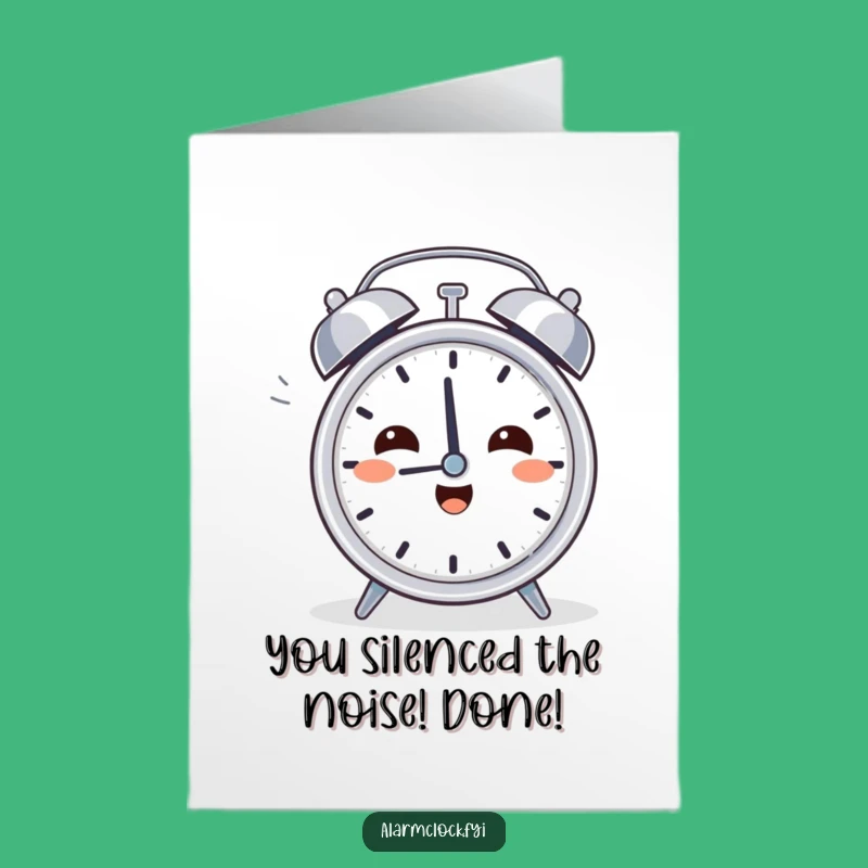 Free Printable Congrats Card: Savoring the Silence - Downloadable Peaceful Gift