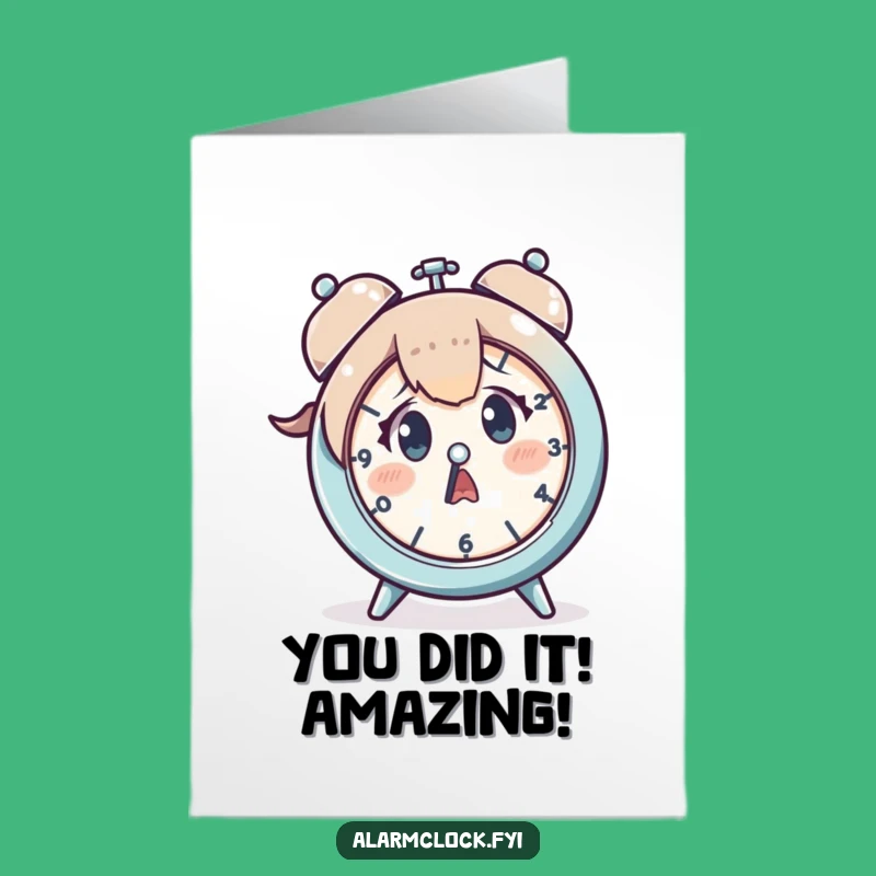 Free Printable Congrats Card: Startled Character Meme for Unexpected Success Gift
