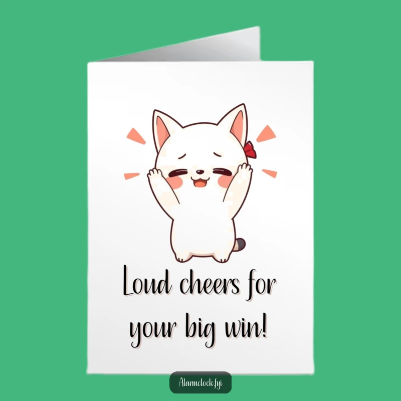 Free Printable Loud Alarm Congrats Card - Funny Shocking Gift