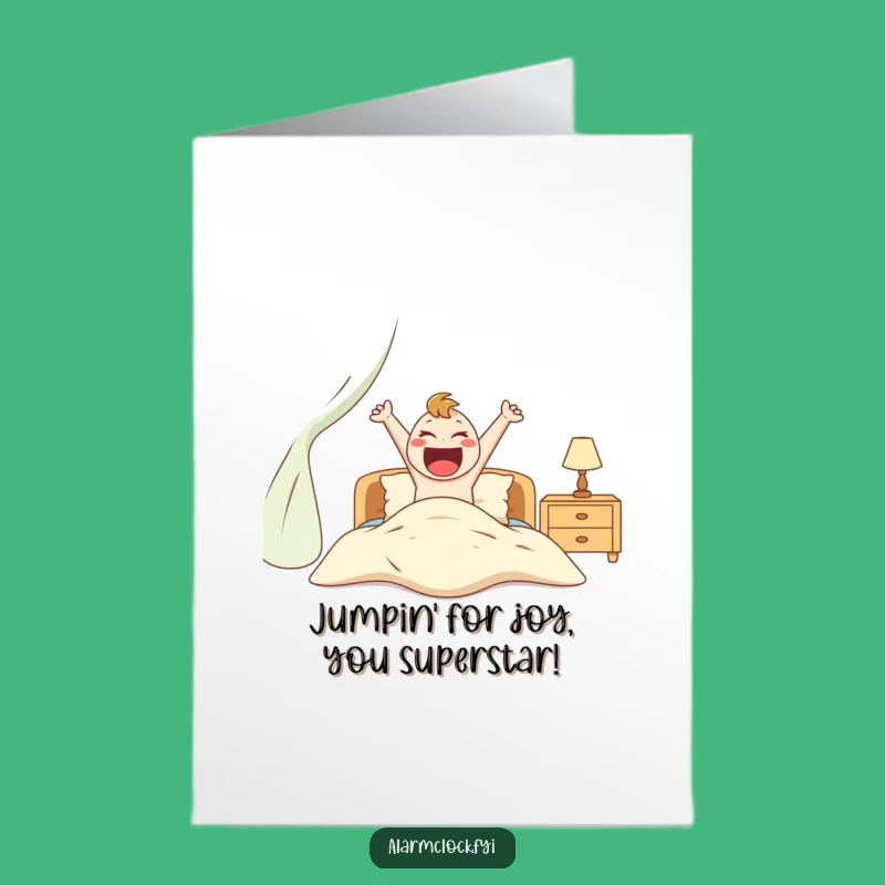 Free Printable Congrats Card: Jump Start Success Funny Downloadable Gift