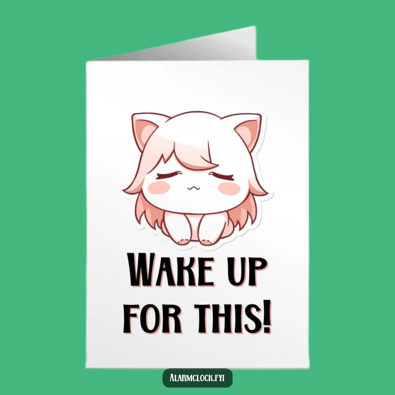 Free Printable Congrats Card: Sleepy Meme for Low-Energy Celebrations Gift