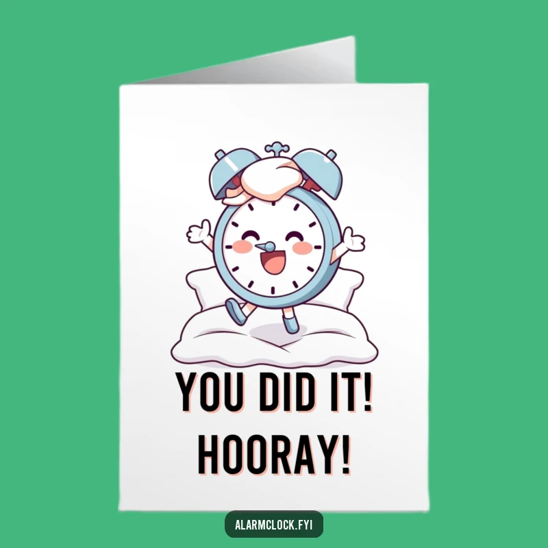 Free Printable Congrats Card: Cheerful Jumper for Your Big Achievement Gift
