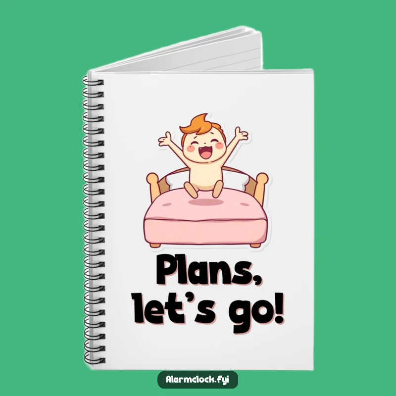 Funny Energetic Character Notebook - Hilarious Gift for Bright Ideas