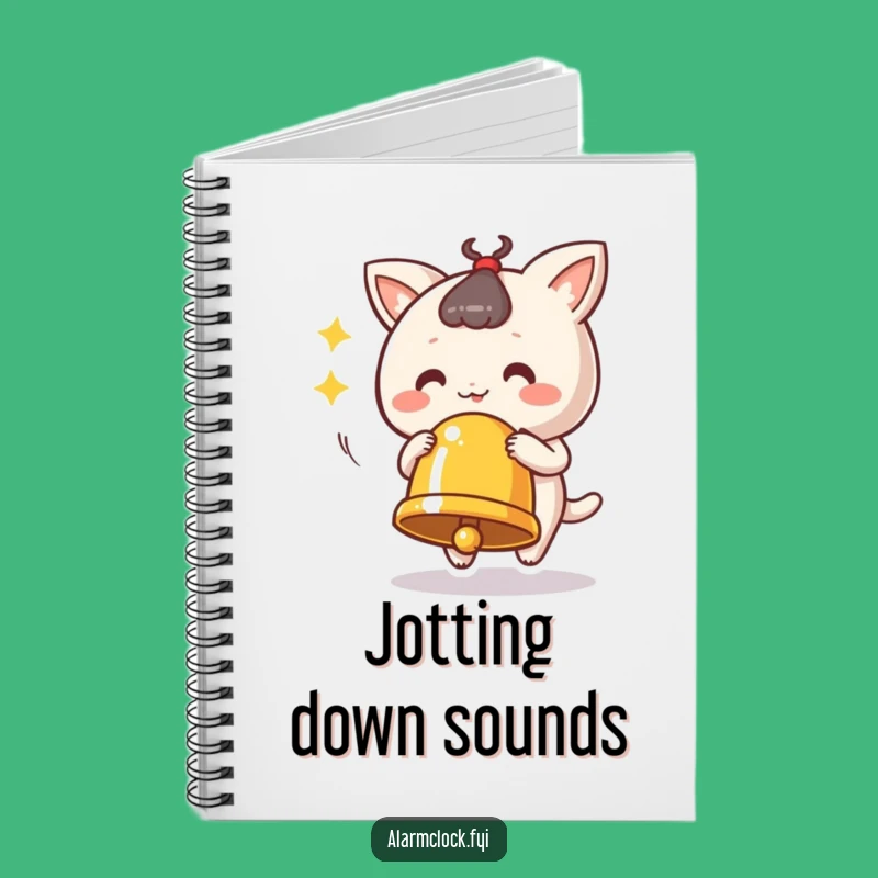 Funny Ringing Bell Notebook: Cheerful Journal Pages, Perfect Funny Gift for Lively Writers!