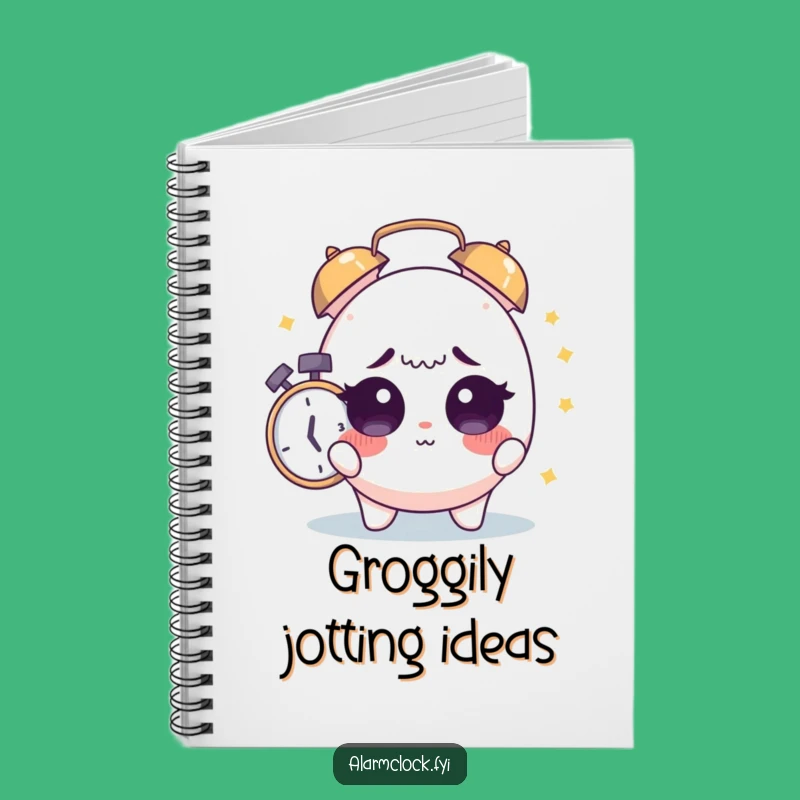 Funny Sleepy Awakening Journal: Startled Character Notebook, Perfect Funny Gift