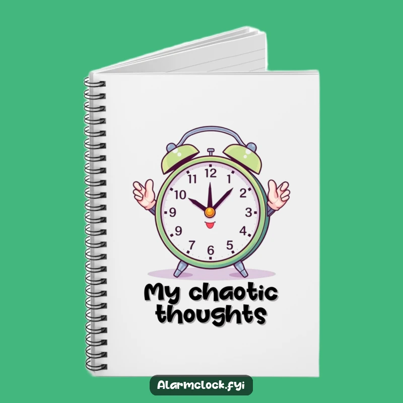 Funny Juggling Clock Hands Notebook - Hilarious Journal for Busy Schedules