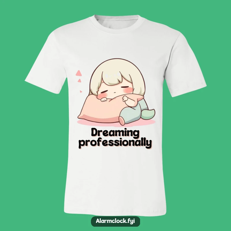 Funny Snoozing T-Shirt: Contented Character Napping, Ideal Lazy Day Gift