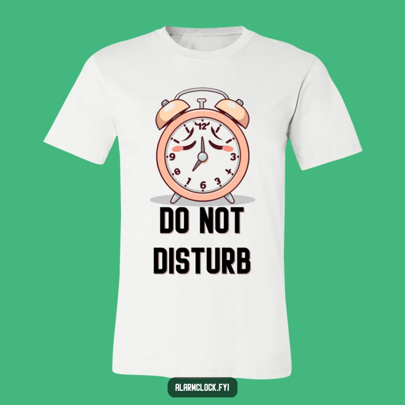 Funny Tired Snooze T-Shirt: Reluctant Morning Hero Apparel