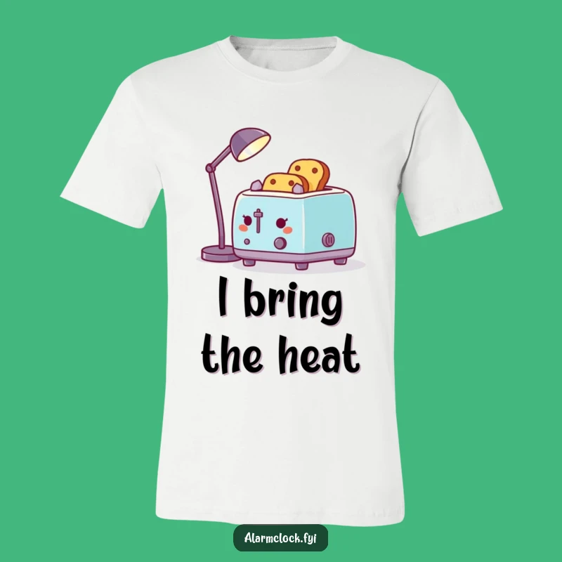 Funny Toaster Desk Lamp Toast T-Shirt: Hilarious Wearable Art & Unique Gift